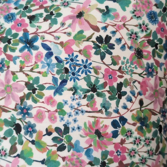 Alice Caroline Made w/Liberty Fabrics Throw Pillow - Picture 2 of 6